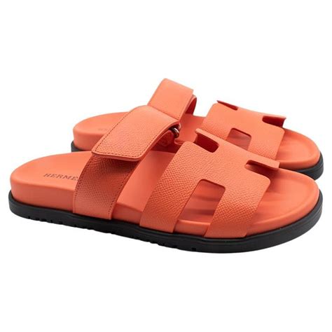 hermes chypre sandals orange|hermes chypre sandals sale.